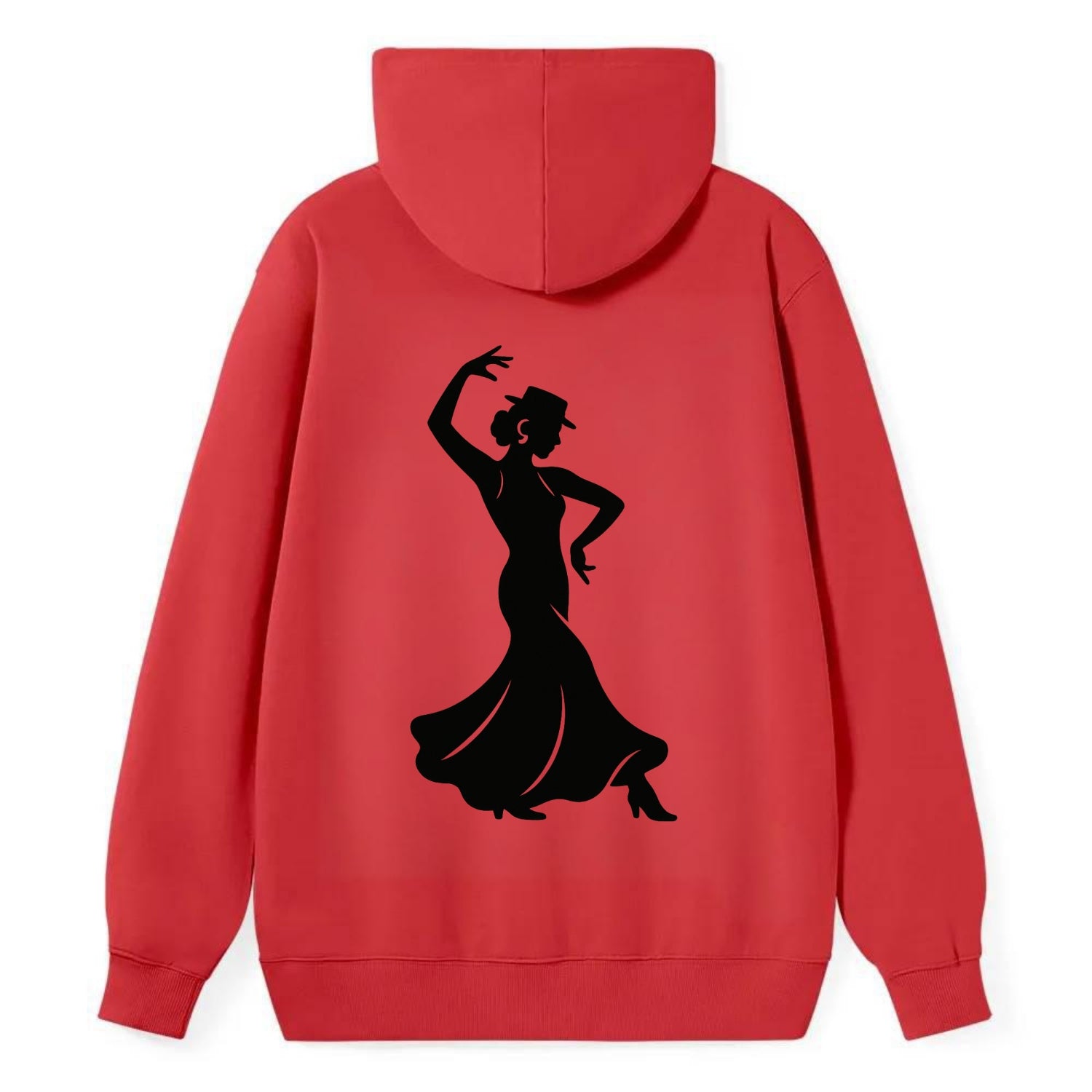 Flamenco dancer passionate stance - Classic Pullover Hoodie - Red