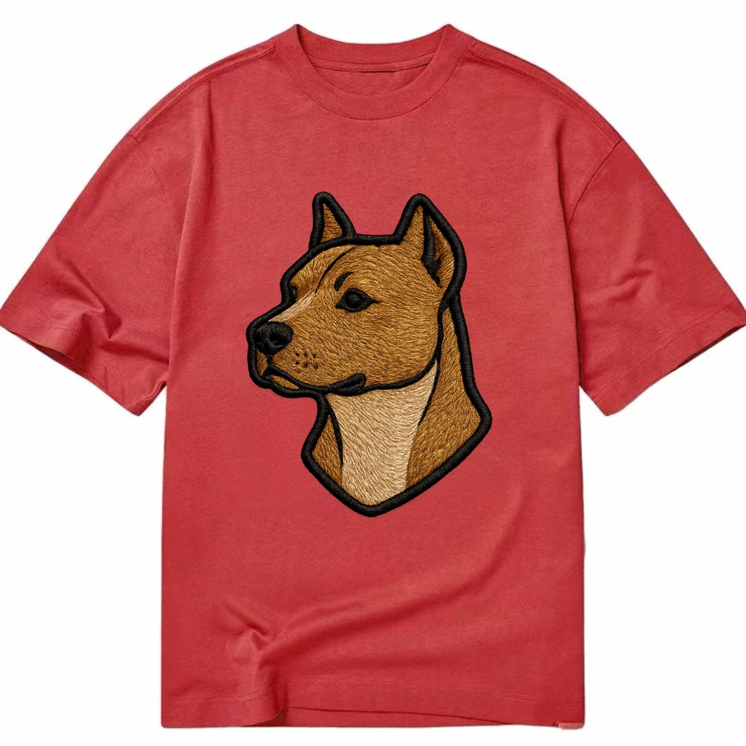 American Staffordshire Terrier - Modern - Classic T-shirt - Red
