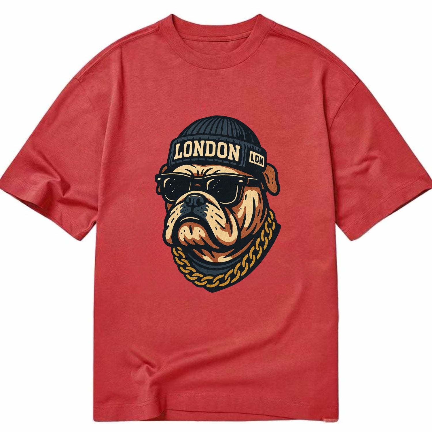 London Bulldog - Classic T-shirt - Red