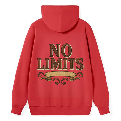 Bold typography design - NO LIMITS - boundless potential - Classic Pullover Hoodie