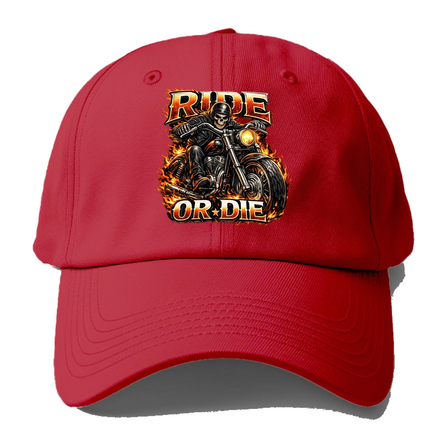 Ride Or Die - Baseball Cap - Red