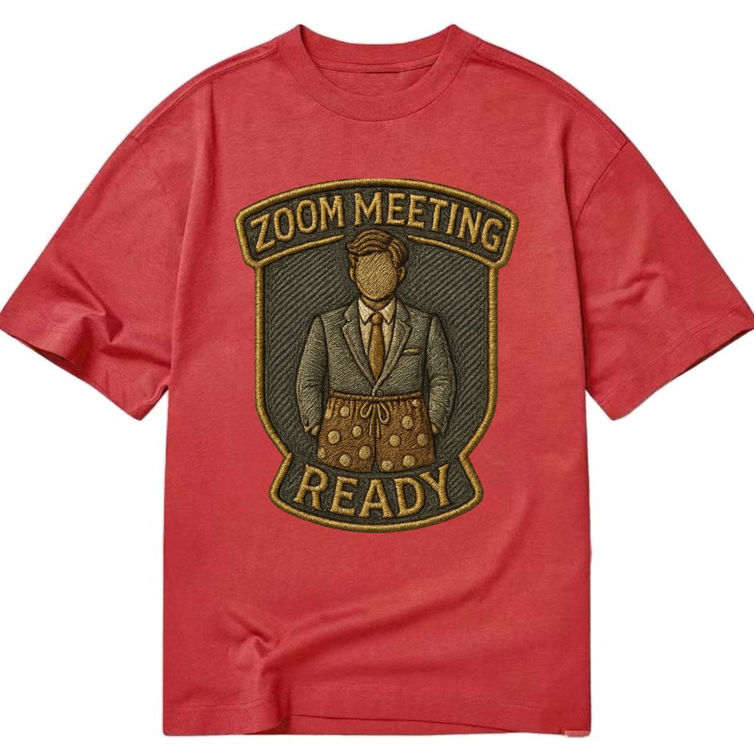 Zoom Meeting Ready  - Classic T-shirt - Red