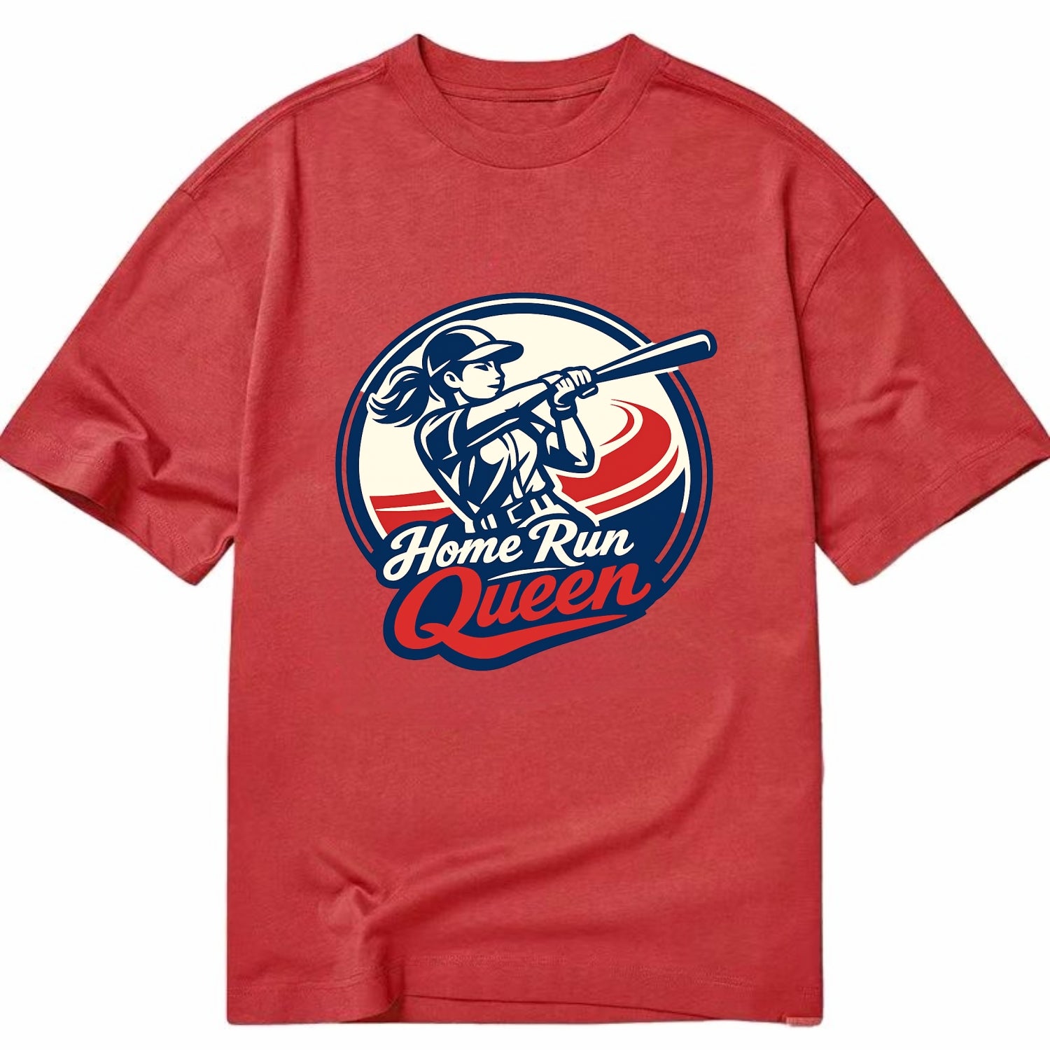 Feminine Power at Bat - Classic T-shirt - Red