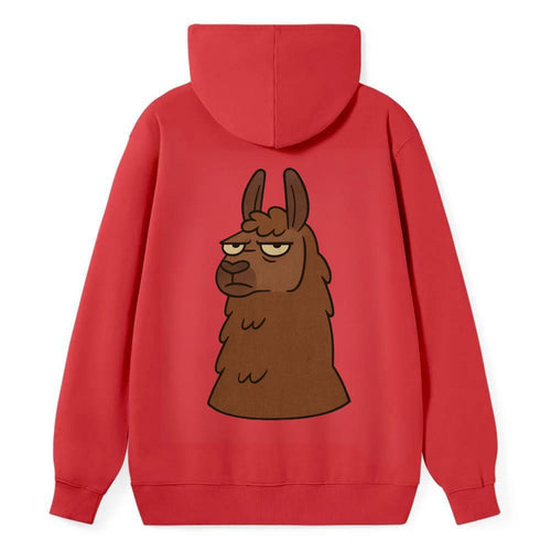 The Llama Judging Silently - Classic Pullover Hoodie