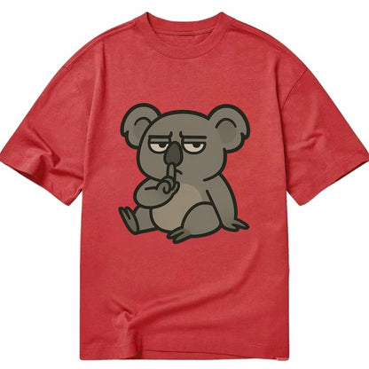 The Koala Judging - Classic T-shirt - Red