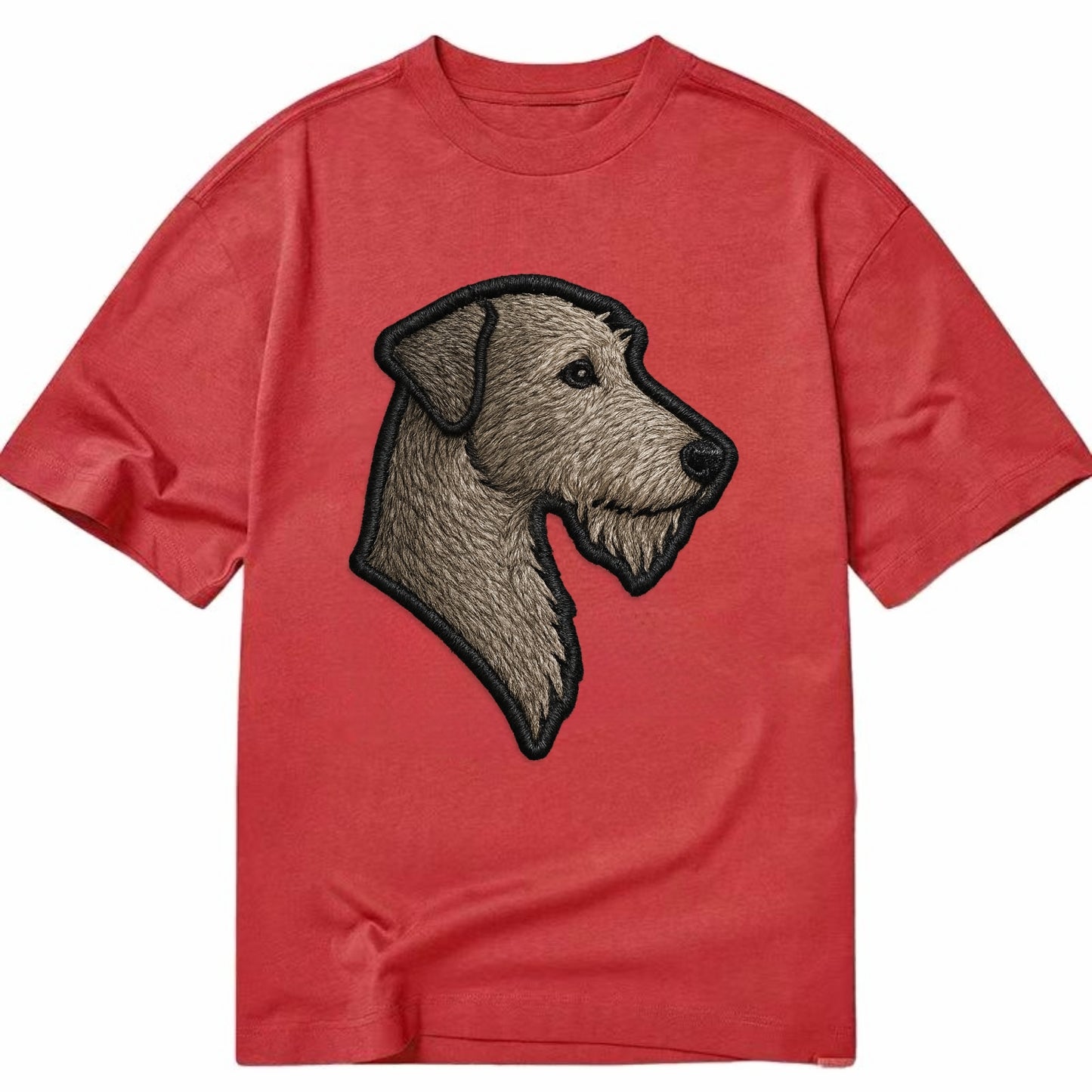 Irish Wolfhound - Modern gentle giant lo - Classic T-shirt - Red