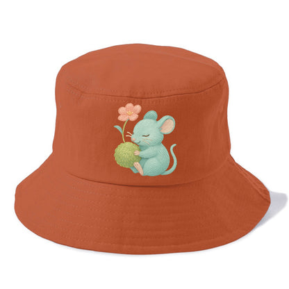 Mint Mouse - Bucket Hat - Red