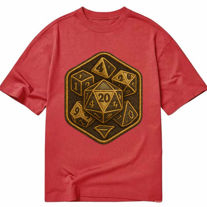 Dice set for tabletop gaming - RPG enthusiast - Classic T-shirt - Red
