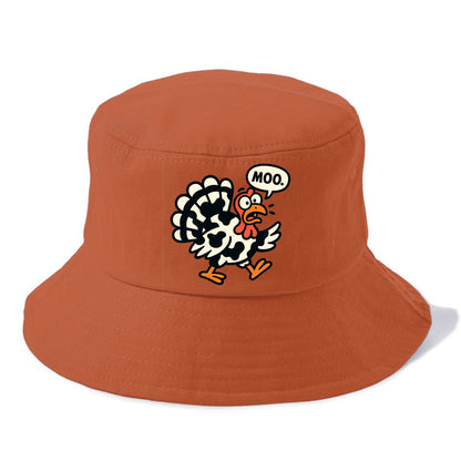 Mooing Turkey - Bucket Hat - Red