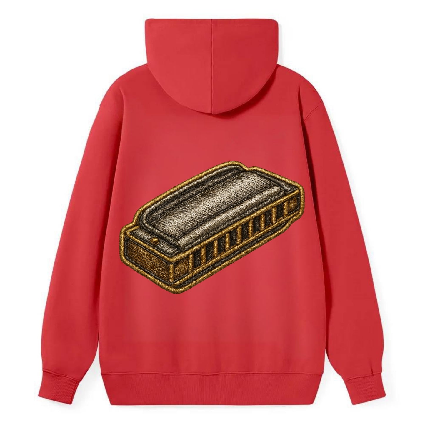 Harmonica  - Classic Pullover Hoodie - Red
