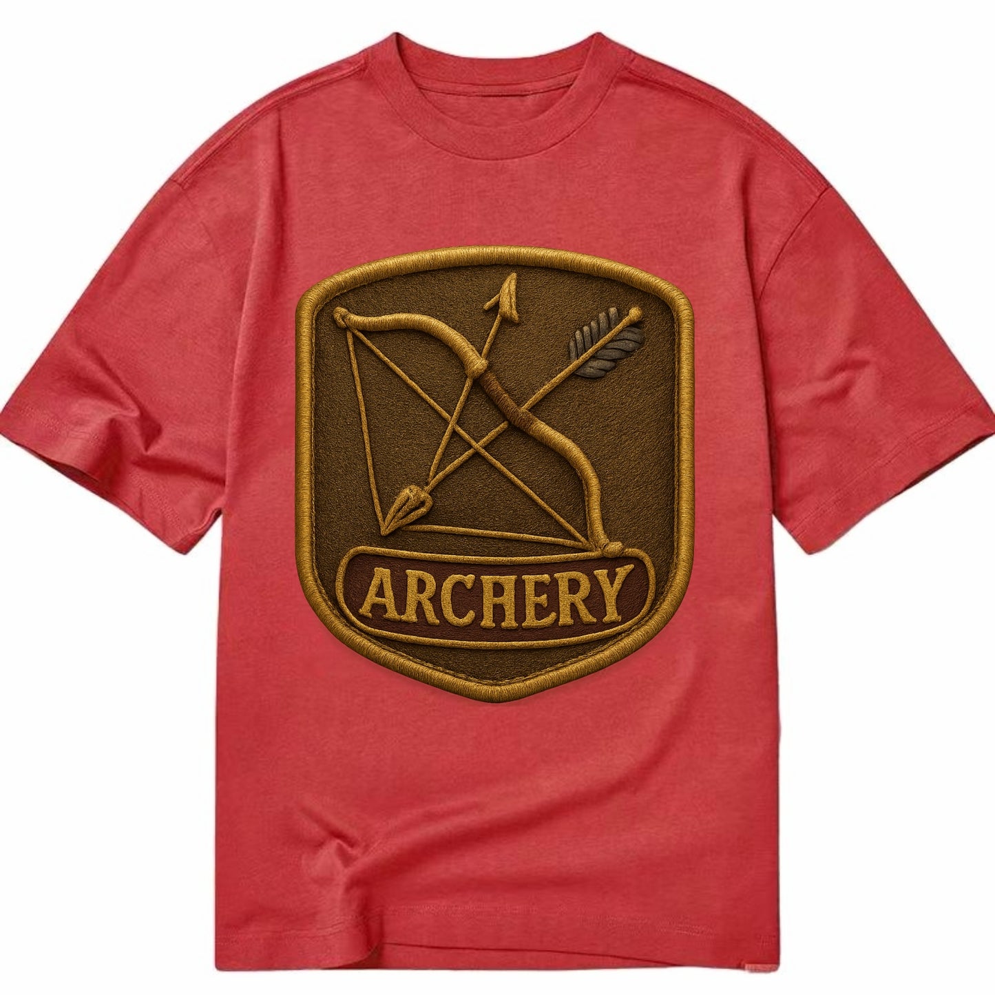 Bow and arrow crossed - archery enthusiast - Classic T-shirt - Red