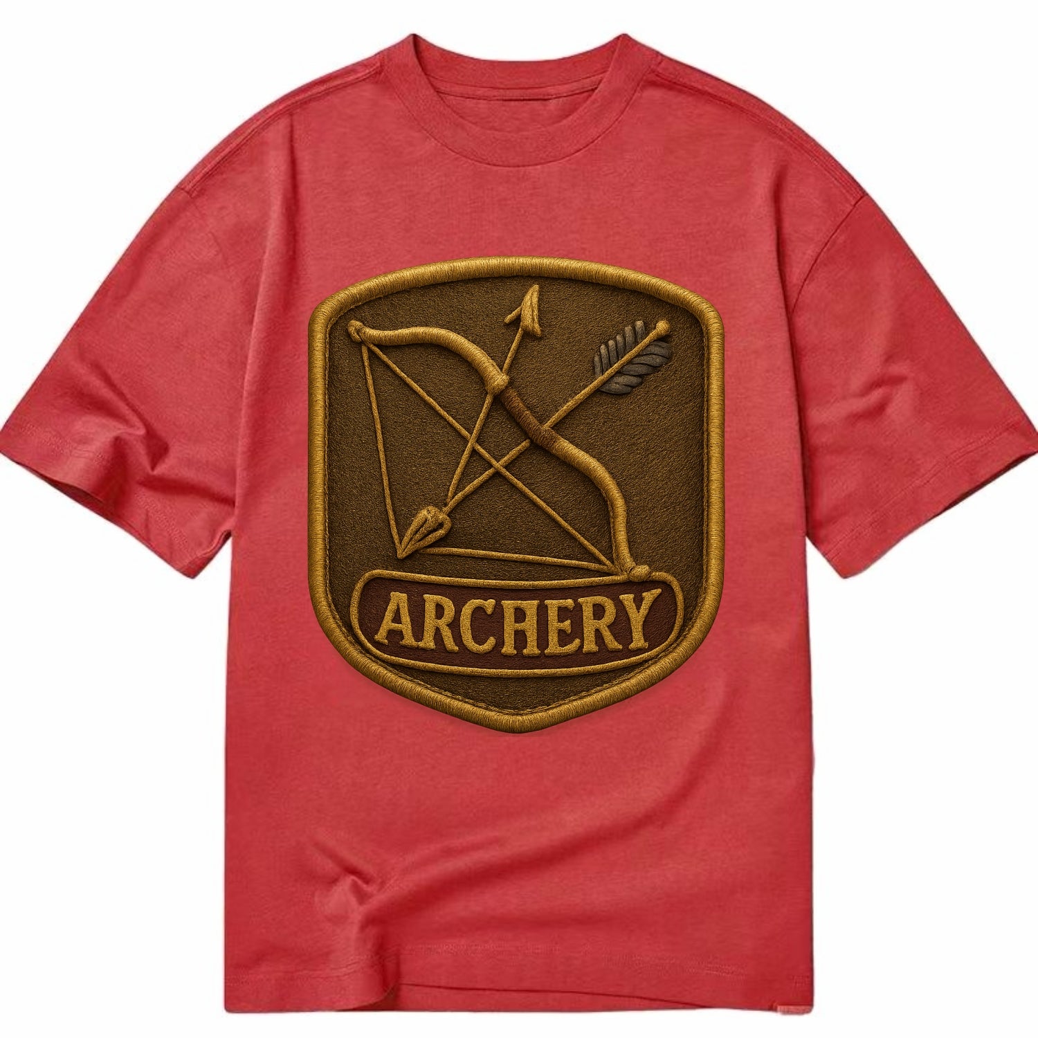 Bow and arrow crossed - archery enthusiast - Classic T-shirt - Red