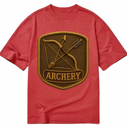 Bow and arrow crossed - archery enthusiast - Classic T-shirt - Red