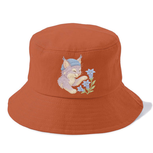 Lynx and Gentian - Bucket Hat