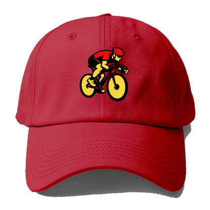 Speed Demon Cyclist - Baseball Cap - Red