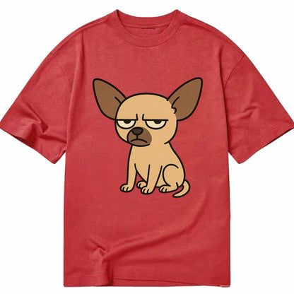 The Chihuahua Judging Silently - Classic T-shirt - Red