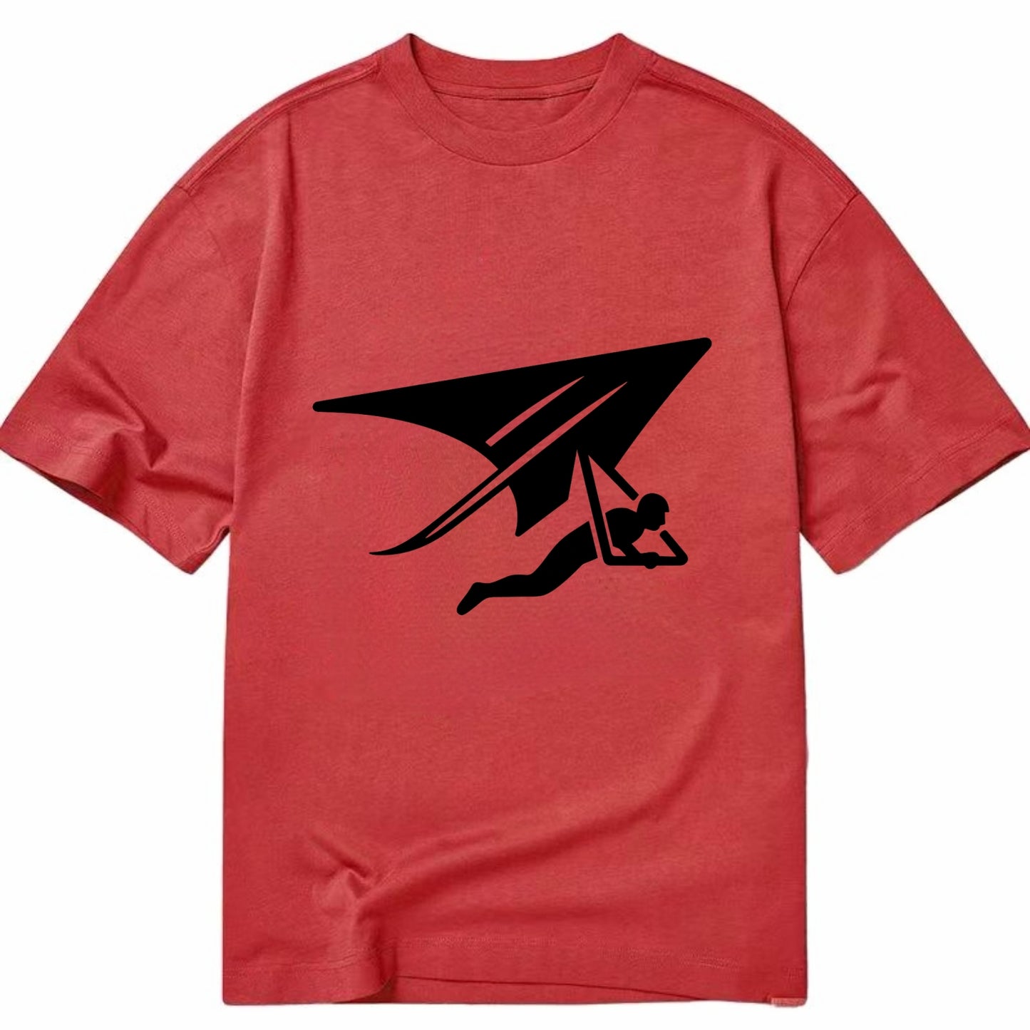 Hang glider soaring - Classic T-shirt - Red