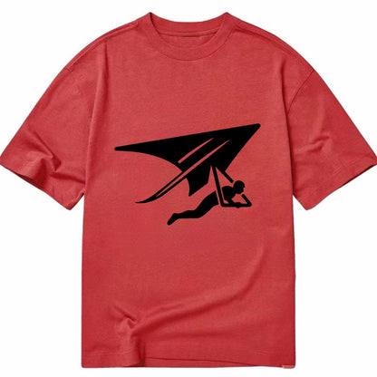 Hang glider soaring - Classic T-shirt - Red