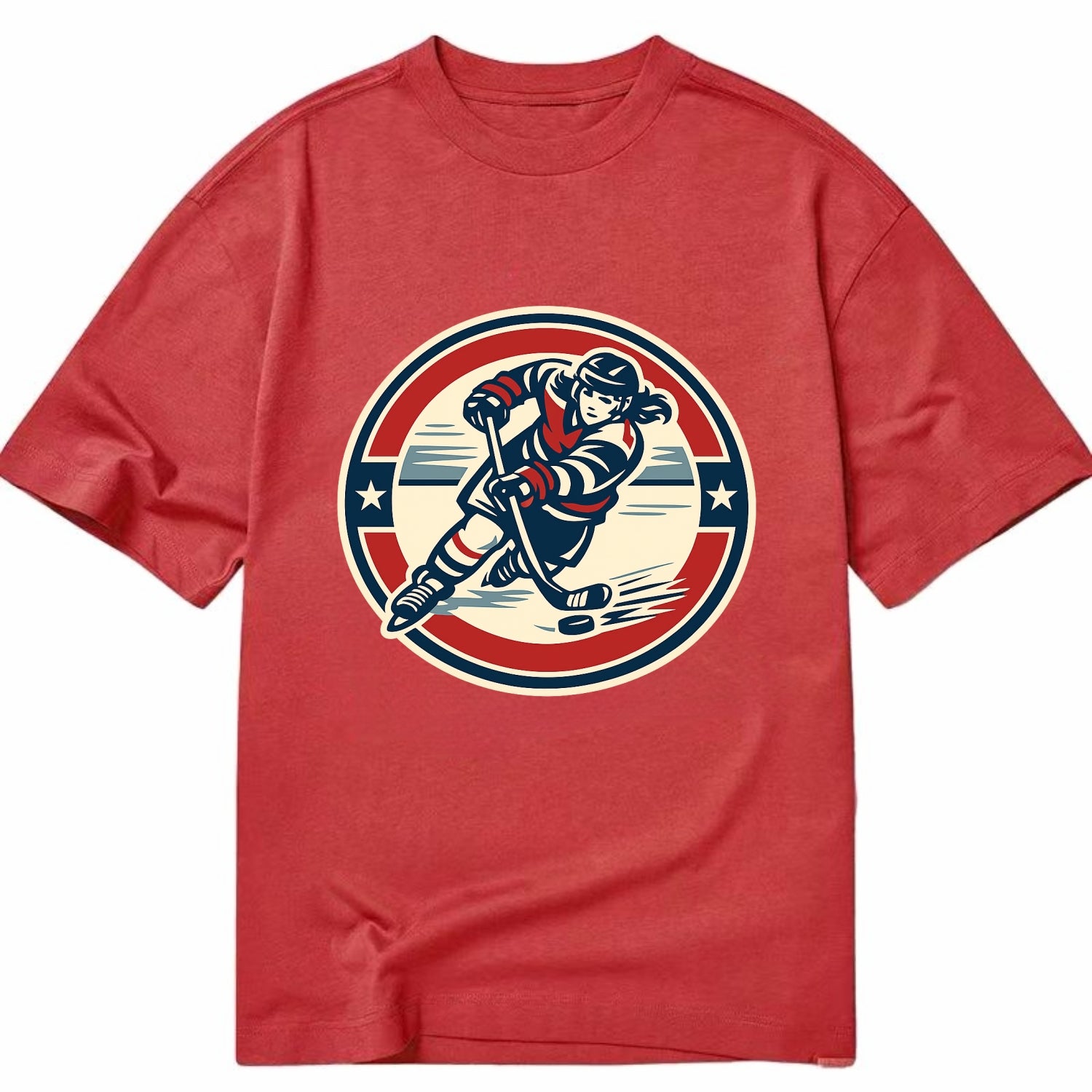 Fierce Ice Queen Emblem - Classic T-shirt - Red