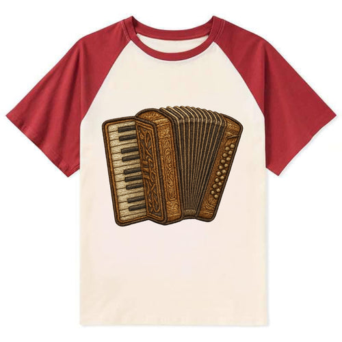 Accordion  - Contrast Raglan T-shirt