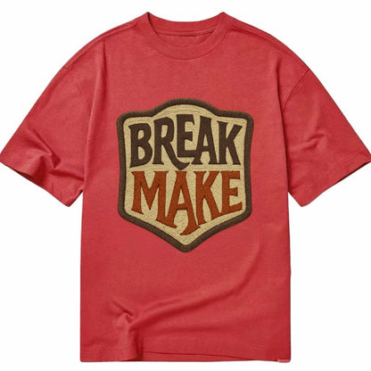 BREAK;MAKE THE RULES Rebel Red Snapback - Classic T-shirt - Red