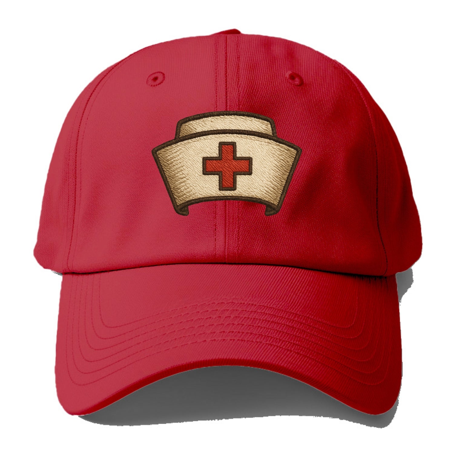 Nurse Cap  - Baseball Cap - Red