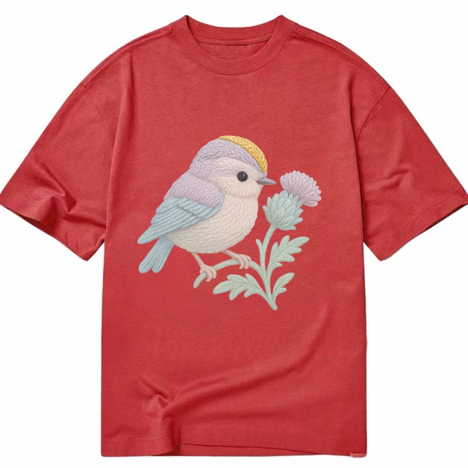 Firecrest Thistle Crown  - Classic T-shirt - Red