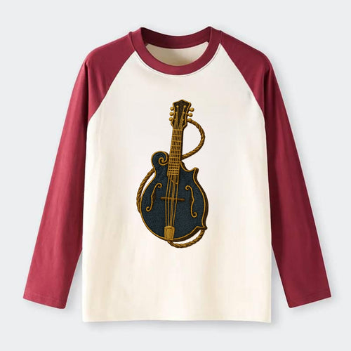 Mandolin  - Raglan Long Sleeve T-Shirt