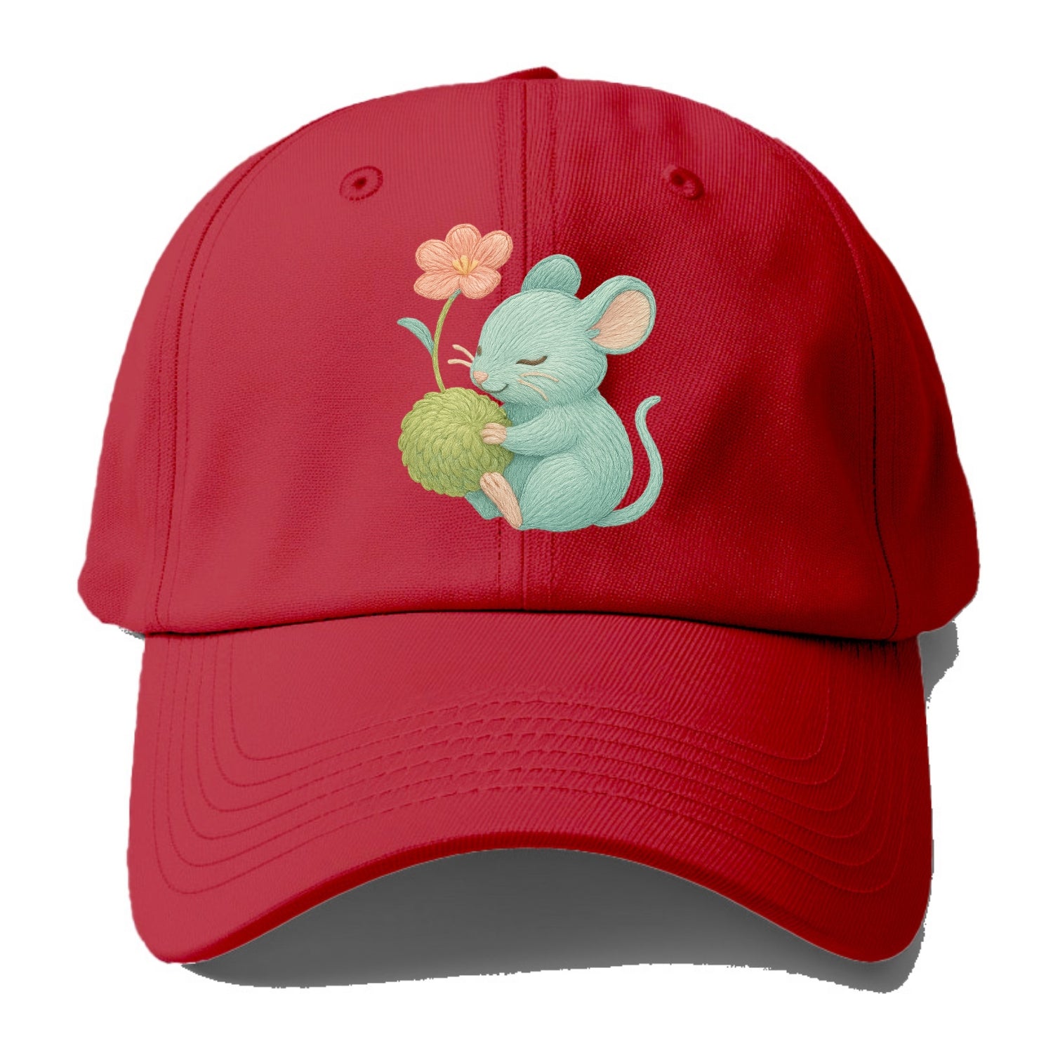 Mint Mouse - Baseball Cap - Red