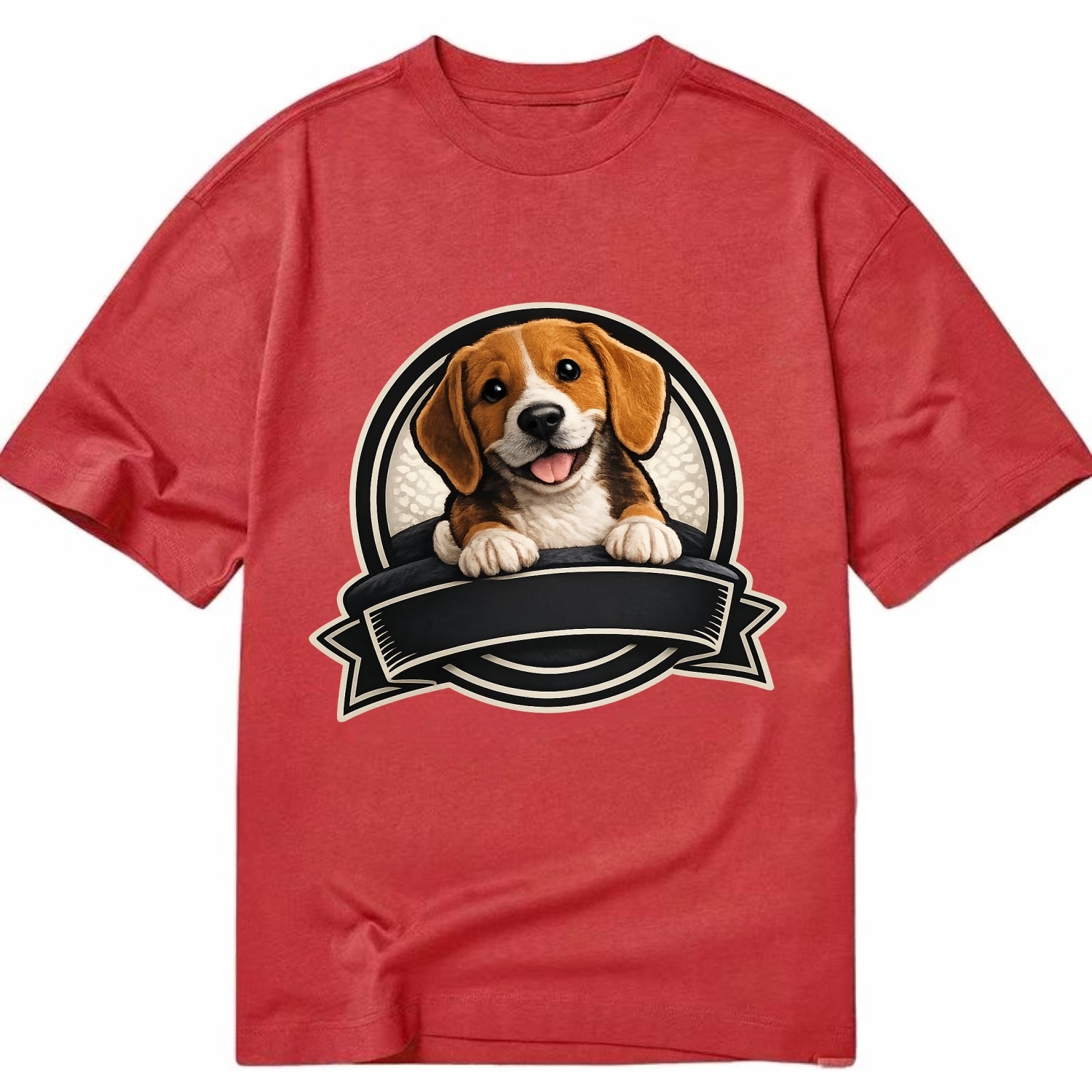Paws Up Beagle - Classic T-shirt - Red