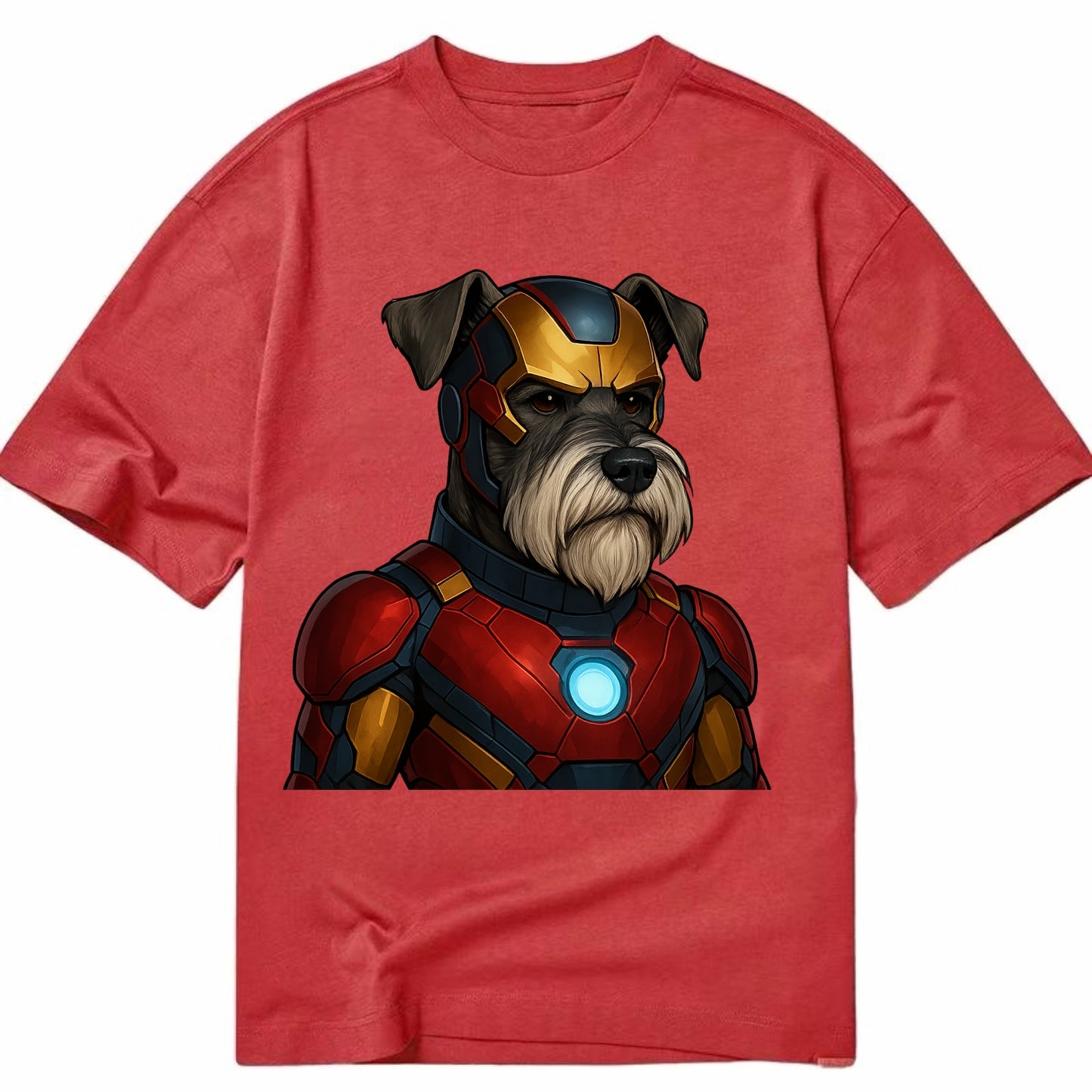 Schnauzer Tech Hero  - Classic T-shirt - Red