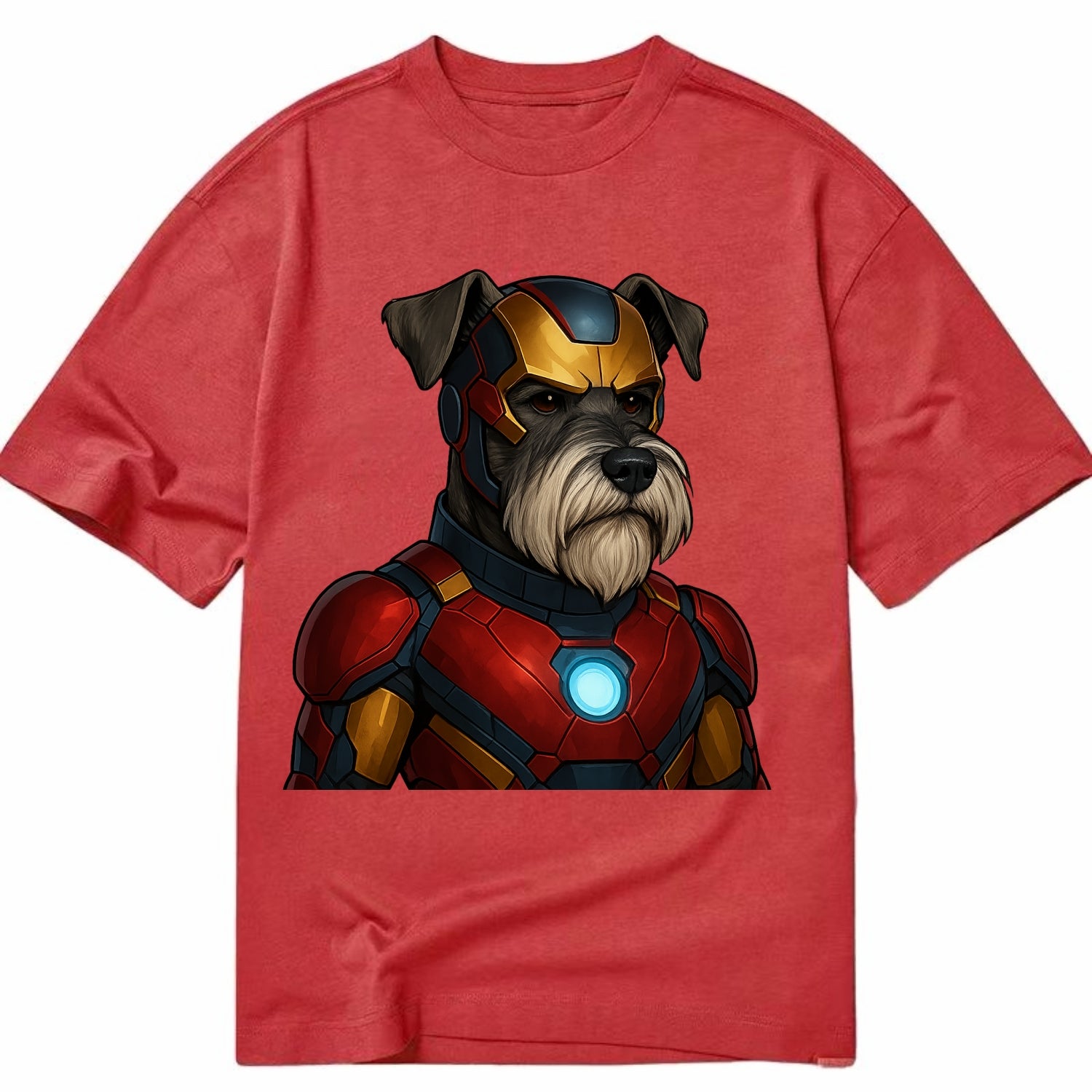 Schnauzer Tech Hero  - Classic T-shirt - Red