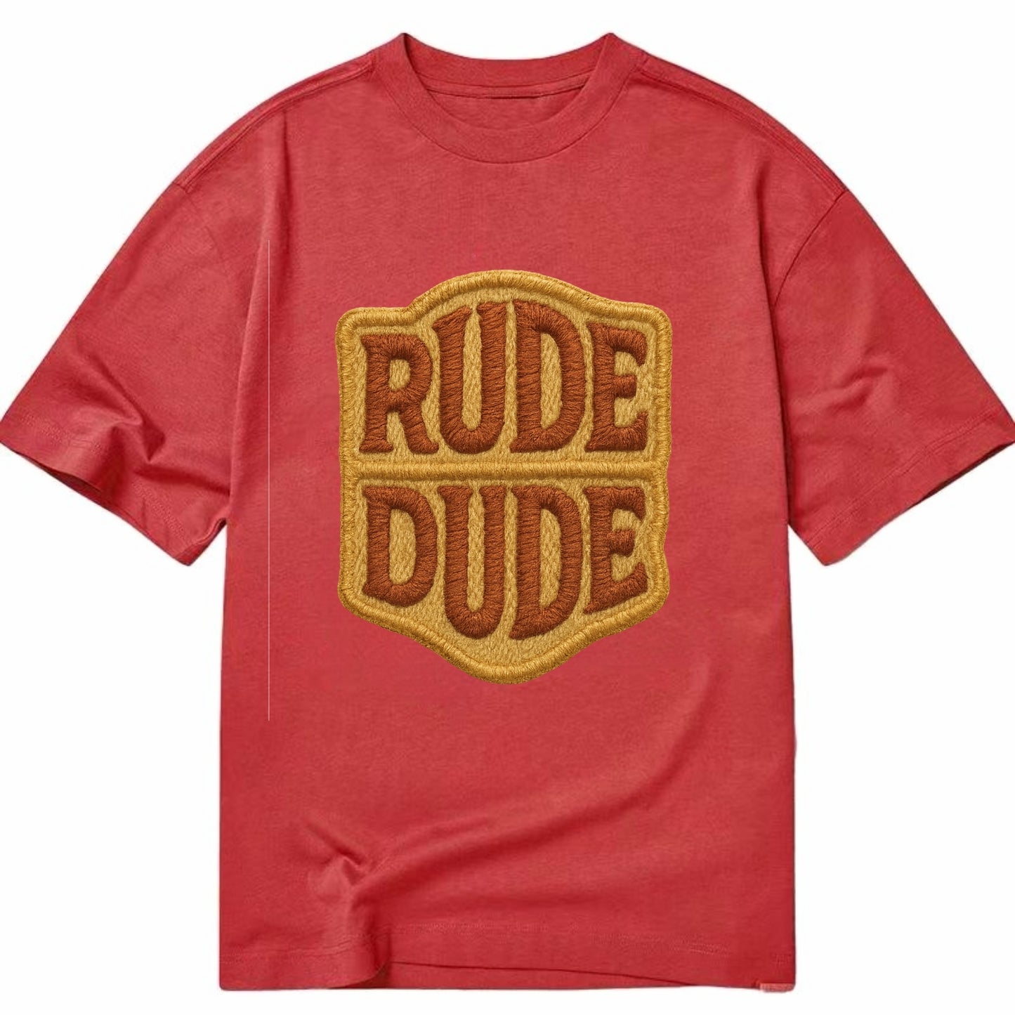 RUDE;DUDE ENERGY Surf Green Trucker - Classic T-shirt - Red