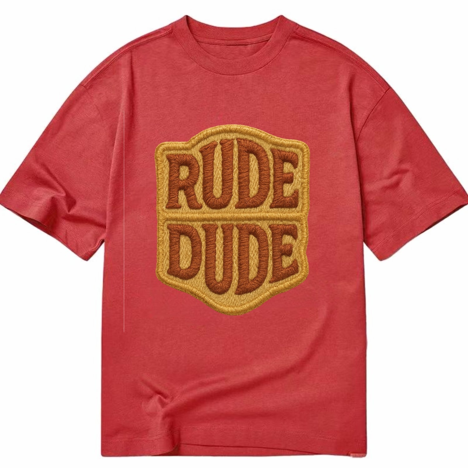 RUDE;DUDE ENERGY Surf Green Trucker - Classic T-shirt - Red