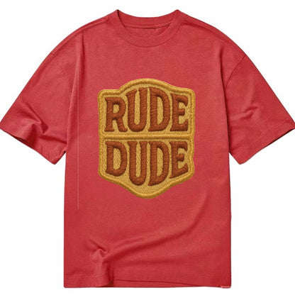 RUDE;DUDE ENERGY Surf Green Trucker - Classic T-shirt - Red