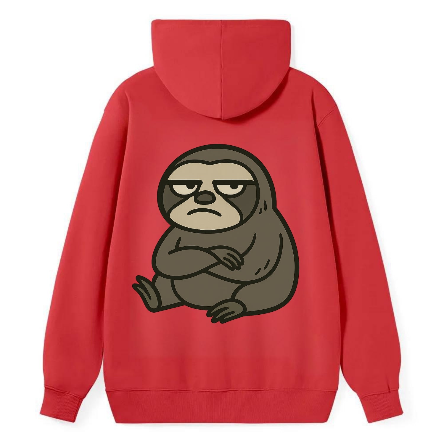 The Sloth Judging Silently - Classic Pullover Hoodie - Red