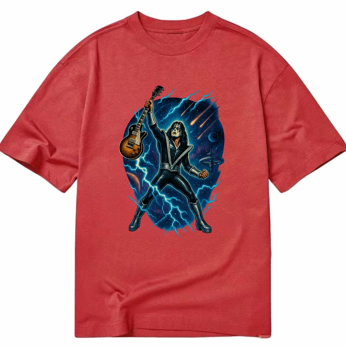 Ace Frehley Cosmic Solo - Classic T-shirt - Red