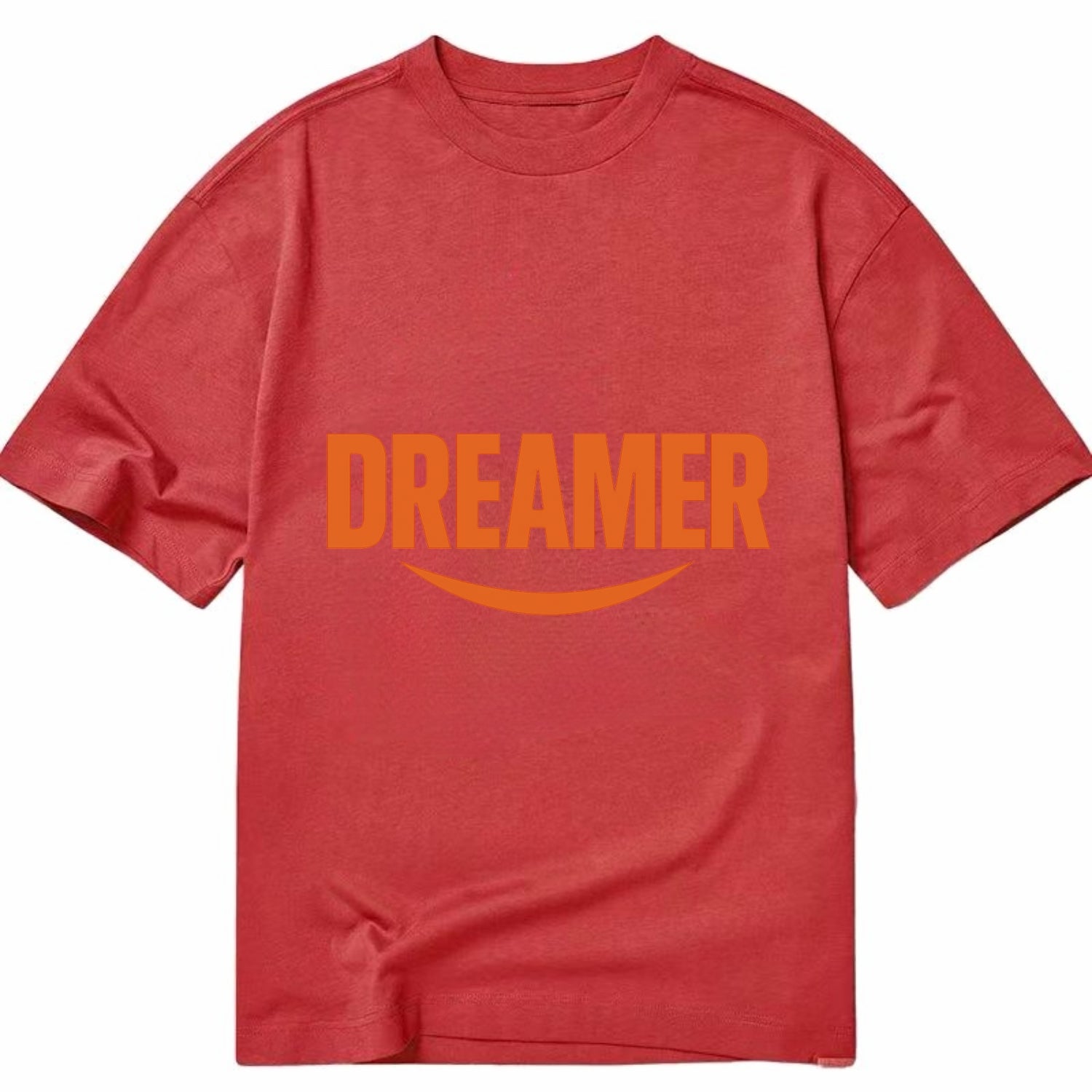 Bold typography design - "DREAMER" - imagination, seeing possibilities - Classic T-shirt - Red
