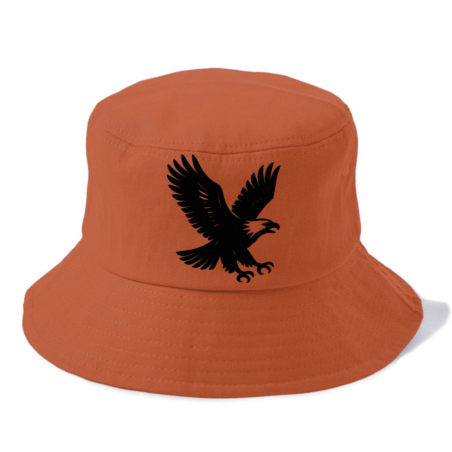 Eagle in flight - liberty and independence ink brushstrokes - Bucket Hat - Red