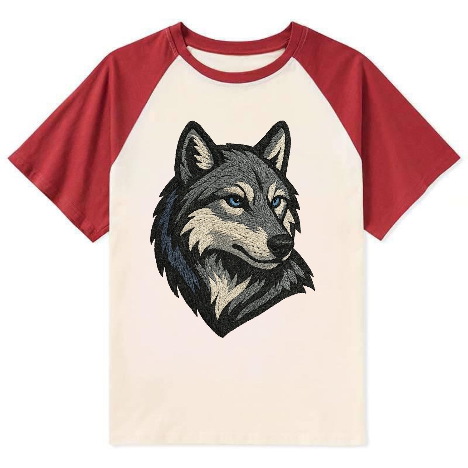 Silent But Deadly  - Contrast Raglan T-shirt - Red