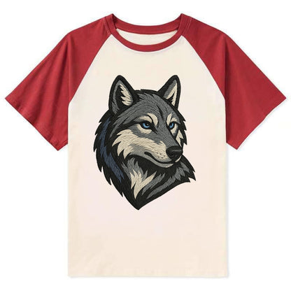 Silent But Deadly  - Contrast Raglan T-shirt - Red