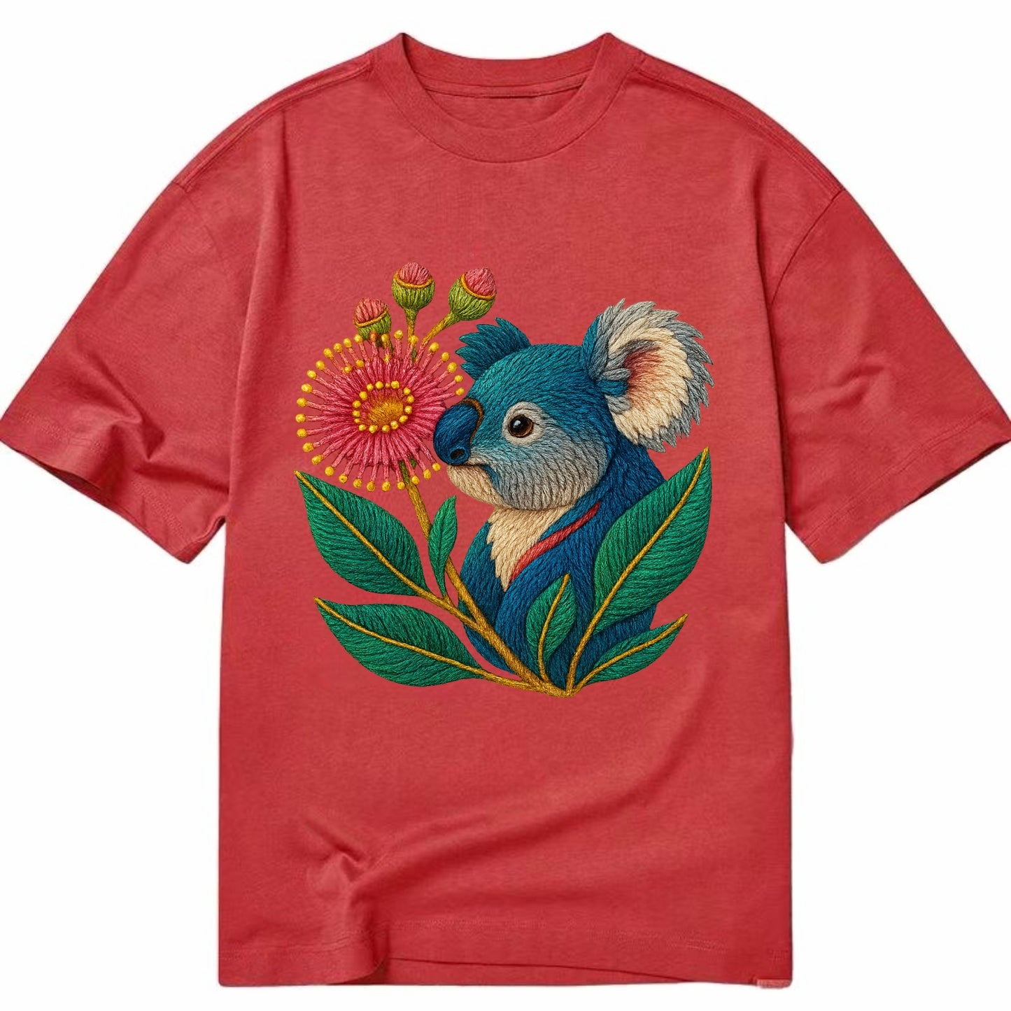 Koala Eucalyptus Bloom - Classic T-shirt - Red