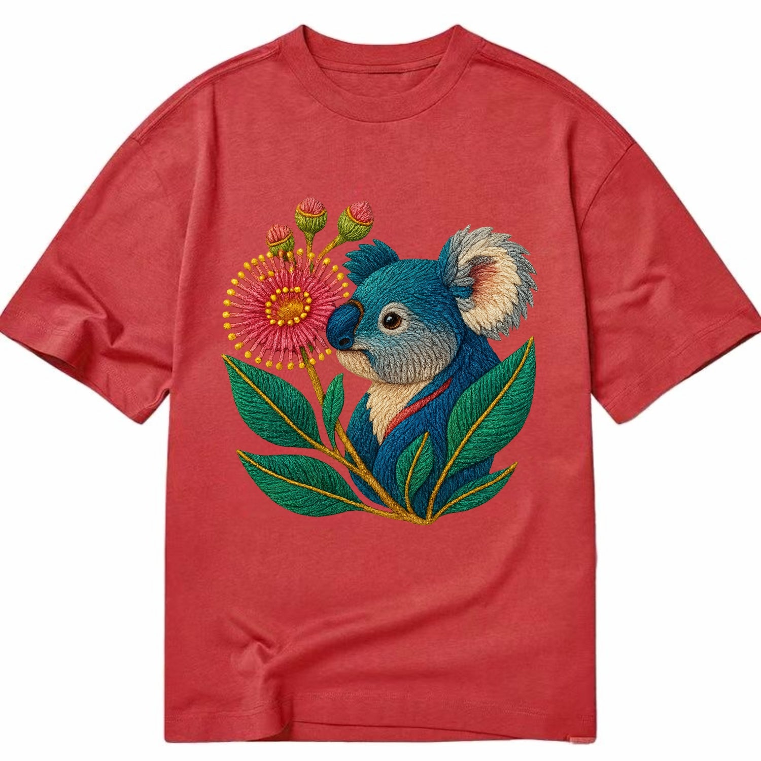 Koala Eucalyptus Bloom - Classic T-shirt - Red