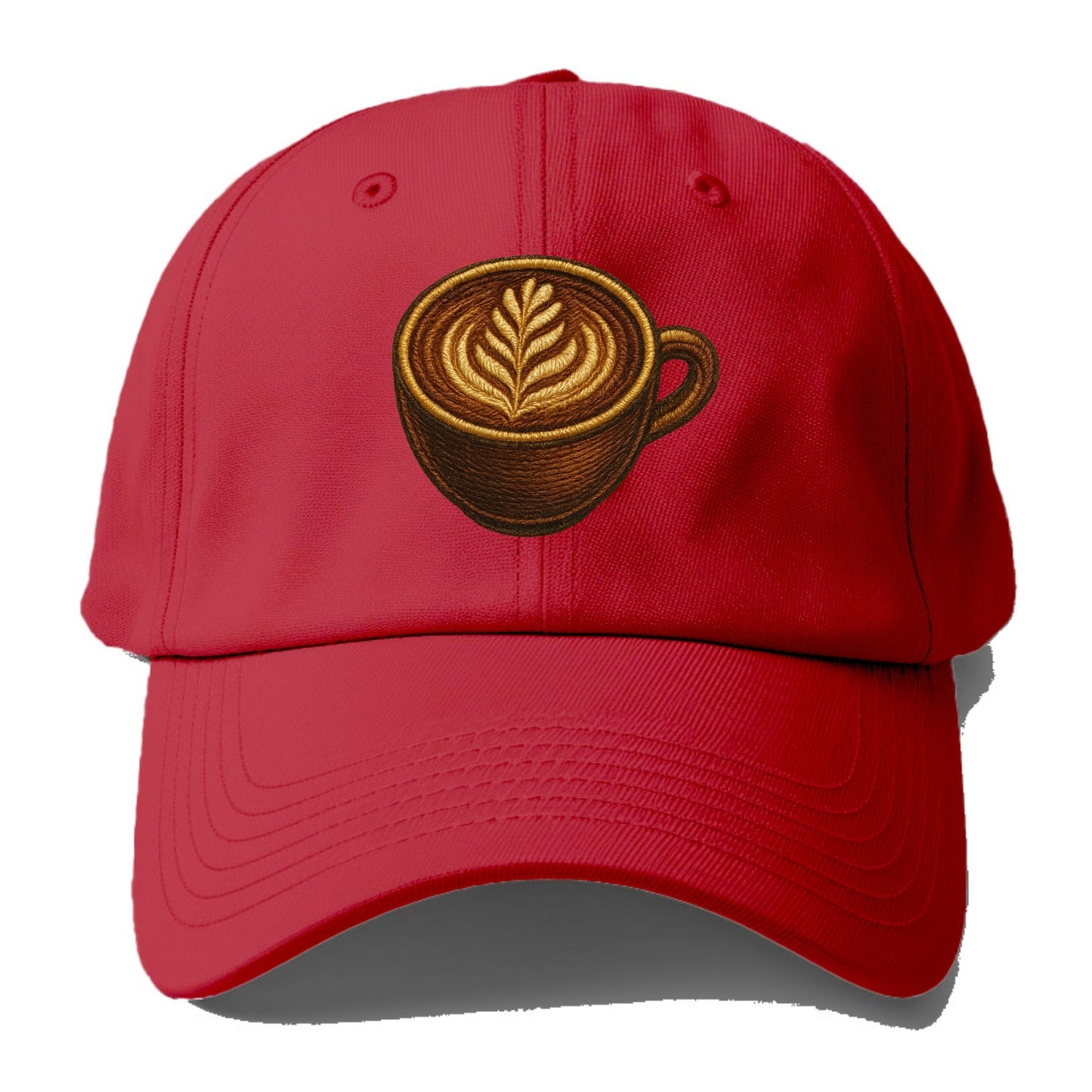 Latte Art  - Baseball Cap - Red