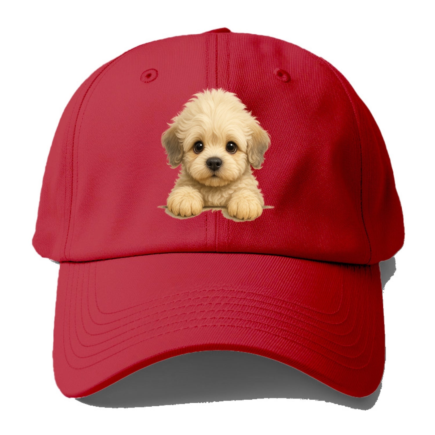 Dandie Dinmont Terrier  - Baseball Cap - Red