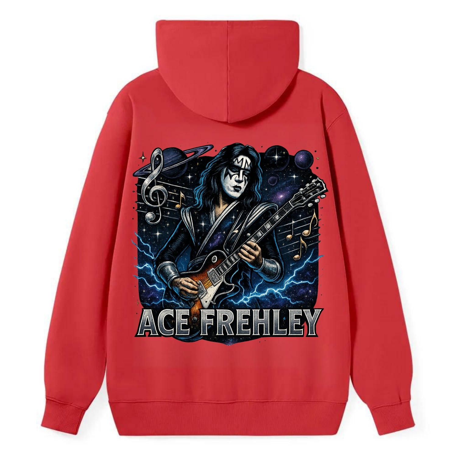 Ace Musical Cosmos - Classic Pullover Hoodie - Red