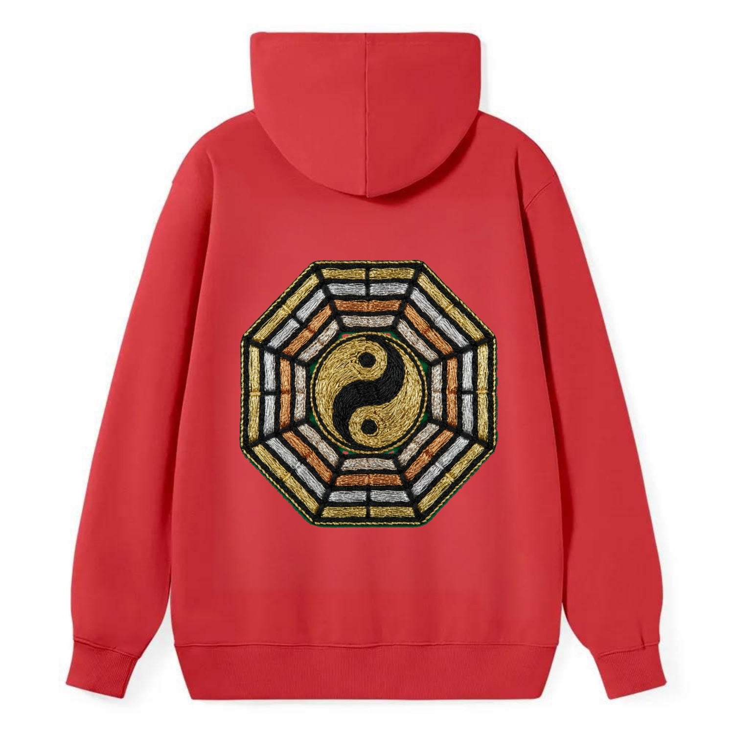 Bagua - Classic Pullover Hoodie - Red