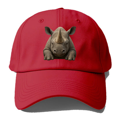 Rhinoceros  - Baseball Cap - Red
