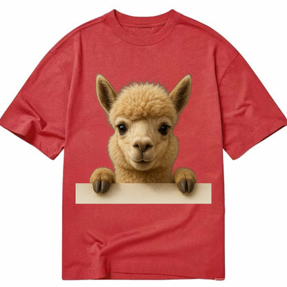 Alpaca  - Classic T-shirt - Red