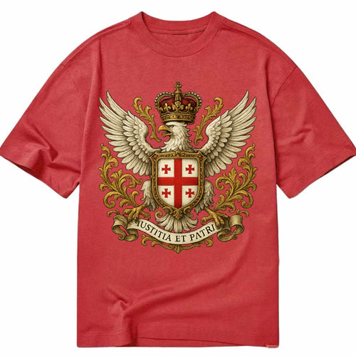 Georgia White Eagle Emblem  - Classic T-shirt